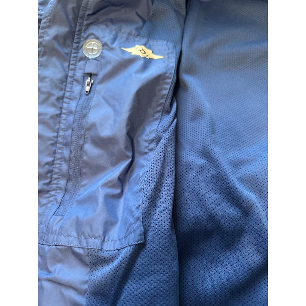 Easton Apparel Blue Windbreaker Jacket Mens M Lightweight Athletic Outerwear - Picture 5 of 8